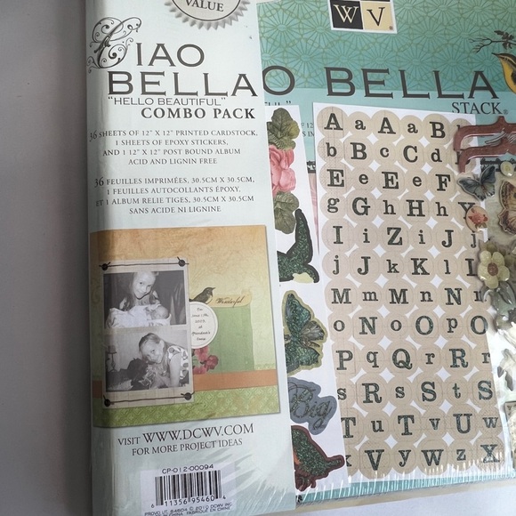 DCWV Ciao Bella Scrapbook Combo Pack - Picture 4 of 7